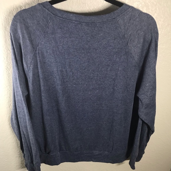 LAST 1️⃣Blue Pullover Leopard Tongue Long sleeve - Picture 6 of 7